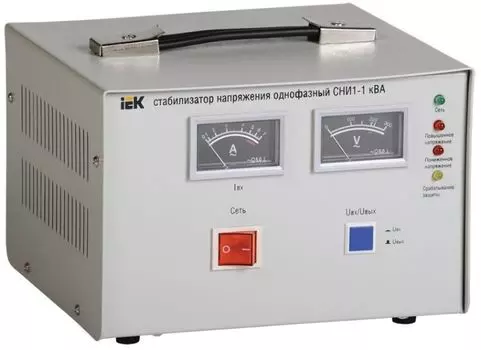Стабилизатор напряжения IEK IVS10-1-01000 СНИ1-1 кВА однофазный