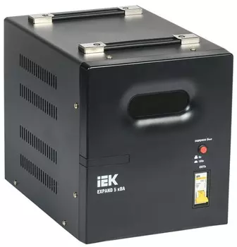 Стабилизатор напряжения IEK IVS21-1-005-11 однофазный переносной 5кВА EXPAND