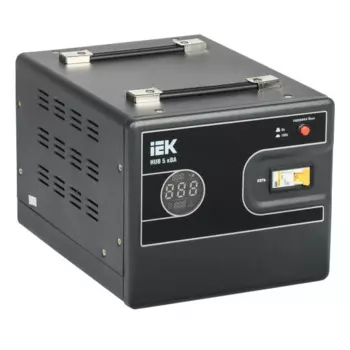 Стабилизатор напряжения IEK IVS21-1-005-13 1ф 5кВА HUB переносной