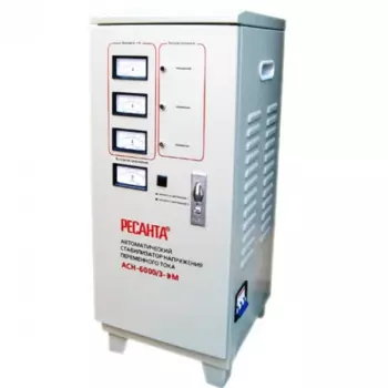 Стабилизатор Ресанта 63/4/3 АСН-6000/3 трехфазный 140-260В 6кВА