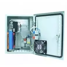 Станция OSNOVO OS-34TB1 уличная станция с термостабилизацией, резервным питанием и оптическим кроссом. Промышленный БП DC48V(240W), АКБ 48В(2Ач). Защи