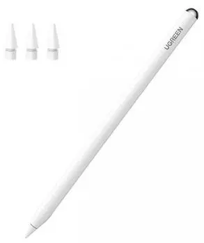 Стилус UGREEN LP707 35834_ Smart Pen for iPad With USB-C &Magnetic Charging. Цвет: белый