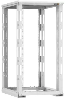 Стойка 19", 42U TLK TRD-426010-R-BK открытая, двухрамная, Ш600xВ1995xГ1000мм, с крышей, в разобранном виде, черный