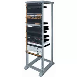 Стойка AESP REC-37B-GY 19", высота 1.75 м, 37U, открытая, монтажная, серая
