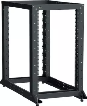 Стойка ITK LF05-24U61-2GM LINEA F 2-рамная 24U 600х600-1000мм черная