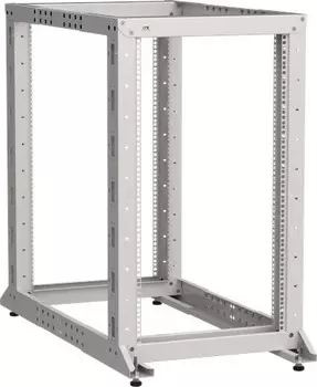 Стойка ITK LF35-42U61-2GM LINEA F 2-рамная 42U 600х600-1000мм серая