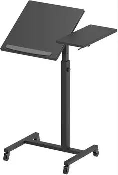 Стойка Kromax OMEGA-10 90552 для телевизора черный макс.15кг напольный наклон