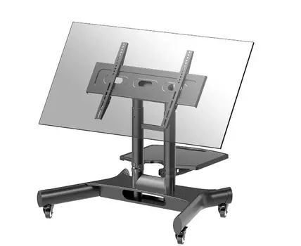 Стойка ONKRON TS1350 для телевизора черный 32"-70" макс.45кг мобильная напольная