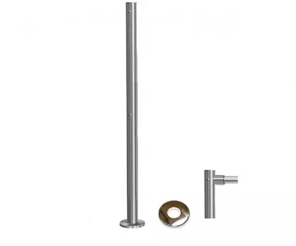 Стойка PERCo PERCo-BH02 2-00 с крышкой односторонняя с 2-мя отверстиями для крепления патрубков