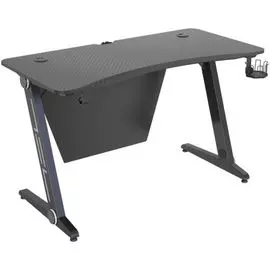 Стол компьютерный Cactus CS-GTZ-BKSL-CARBON столешница МДФ, цвет карбон, каркас черный