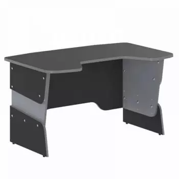 Стол компьютерный Skyland 00-07055552 игровой, антрацит/металлик (1360x850x750 мм, ЛДСП)