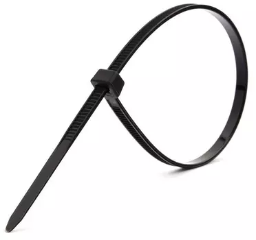 Стяжка Cablexpert NYT-150x2.5В пластиковые 150 мм х 2.5 мм, чёрные (100 шт.)