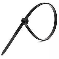 Стяжка Cablexpert NYT-200x2.5В пластиковые 200 мм х 2.5 мм, чёрные (100 шт.)