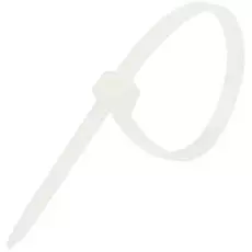 Стяжка Cablexpert NYT-300x4.8 пластиковые 300 мм х 4.8 мм, белые (100 шт.)