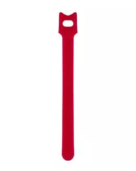 Стяжка-липучка Filum FL-CMT-110-RD 110x11 мм, мягкая пряжка, цвет красный