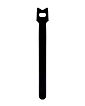 Стяжка-липучка Filum FL-CMT-125-BK 125x11 мм, мягкая пряжка, цвет черный