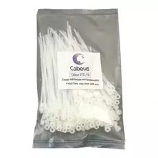 Стяжка нейлоновая не открывающаяся Cabeus GTSC-110 безгалогенная (halogen free), 110x2.5мм, под винт (100 шт)