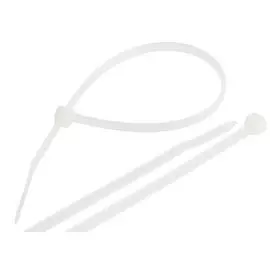 Стяжка нейлоновая не открывающаяся NikoMax NMC-CTN300-35-SL-WT-100 300x3,5мм, уп-ка 100шт