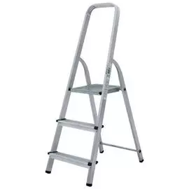 Стремянка алюминиевая НОВАЯ ВЫСОТА NV1110 1110103 односторонняя, 3ступ.