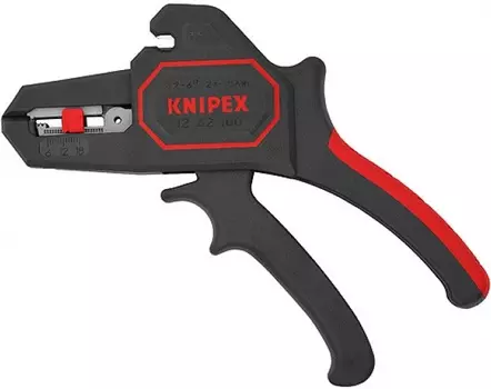Стриппер Knipex KN-1262180 автоматический зачистка: d 0.2-6мм (AWG 24-10) L-195мм