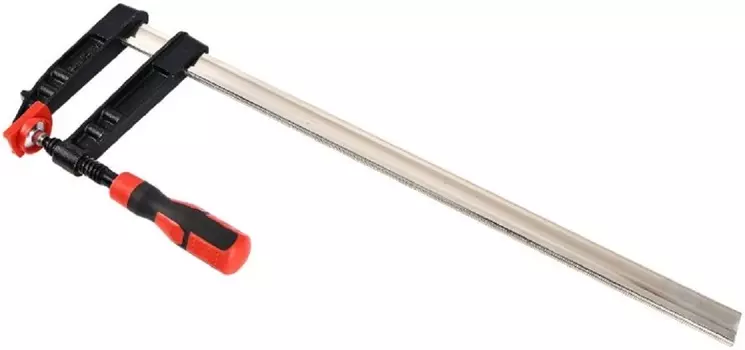 Струбцина Deli DL111230Z F-образная усиленная 300x120 мм, макс. усилие зажима 3500N, резьба 16мм