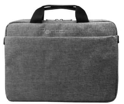 Сумка для ноутбука PortCase KCB-1614 GREY 14" серый нейлон/полиэстер (2031664)
