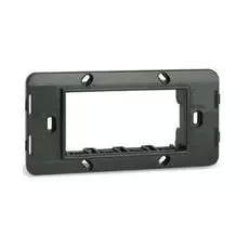 Суппорт DKC 75021N на 4 модуля, черный, "Brava"