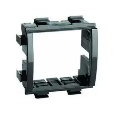 Суппорт DKC F0000MB под 2 модуля чёрный, "In-liner Aero"