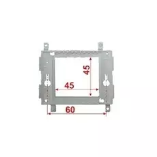 Суппорт Lanmaster LAN-PF45x45 пластиковый для установки 45х45