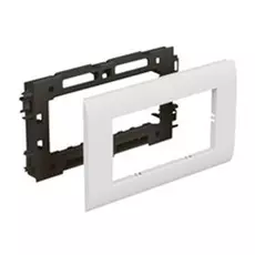 Суппорт Legrand 638072 4м MOSAIC кр.75 METRA, 4 модуля - для кабель-каналов Metra 85х50, 100х50 и 130х50