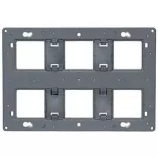 Суппорт Legrand 080266 - Программа Batibox - 2 x 3-местный, 2 x 6/8 модулей