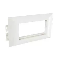 Суппорт SPL 100008S с рамкой на 2 поста (45х45) в профиль для кабель-канала 100х50