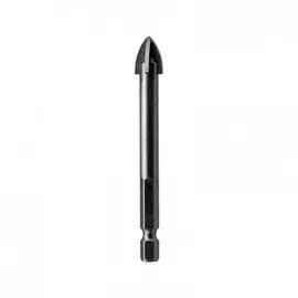 Сверло KRANZ KR-91-0652 по стеклу и керамике 12 мм 4 грани шестигранный хвостовик