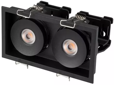 Светильник Arlight CL-SIMPLE-S148x80-2x9W Warm3000 028151 (BK, 45 deg) IP20 металл