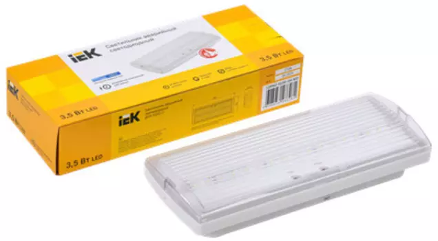 Светильник аварийного освещения IEK LDPA0-5030-3H-K01 ДПА 5030-3 пост. 3ч IP20