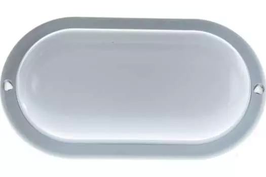 Светильник Gauss 161411208 ЖКХ Elementary овал 8W 680lm 4000K 160-260V IP65 160*90*46мм белый LED
