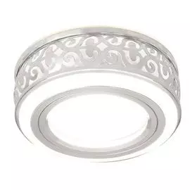 Светильник Gauss BL090 кругл. белый/белый, Gu5.3, 3W, LED 3000K 1/30