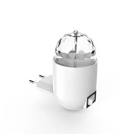 Светильник Gauss DIY0041 розеточный с фиксированной проекцией "диско", 3W, белый 1/100