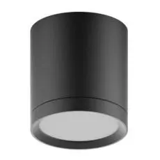 Светильник Gauss HD017 LED накладной с рассеивателем HD017 10W (черный) 4100K 88х75,720лм,