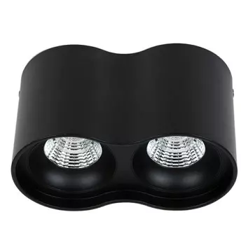 Светильник Gauss HD033 LED накладной 24W (черный/черный) 3000K 180x100*100мм 1600 лм