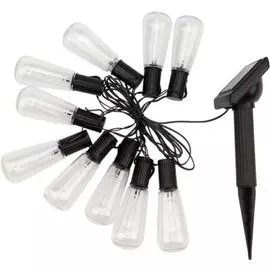 Светильник Lamper 602-238 каскад Капсула Времени LED 3.8 м с выносной солнечной панелью 2 м и аккумулятором, IP65, 2 режима работы: мигание и постоянн