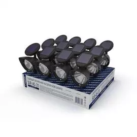 Светильник Lamper SLR-AS-31 602-221 садовый, на солнечной батарее, ширина 145мм Глубина 310мм, пластик, IP44, 5Вт, черный (12шт)