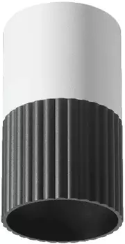 Светильник настенно-потолочный WOLTA WSL-GU10/18BW под лампу GU10 1х50 накладной черный / белый Duo