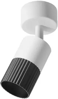 Светильник настенно-потолочный WOLTA WSL-GU10/18BW-2 под лампу GU10 1х50 поворотный черный / белый Duo