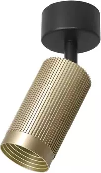 Светильник настенно-потолочный WOLTA WSL-GU10/19SG-1 под лампу GU10 1х50 поворотный песочное золото Luxor