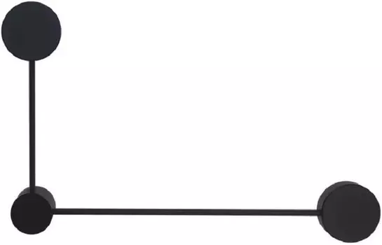 Светильник настенно-потолочный WOLTA WSL-GX53/13-L под лампу GX53 настенный черный Molecule