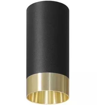 Светильник настенно-потолочный WOLTA WSL-MR11/15BG под лампу MR11 с цоколем GU10 1x50wt накладной черный/золотой Petite