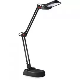 Светильник настольный Camelion™ KD-017A С02 люминесцентный, энергосберегающий, с ЭПРА, 11Вт, ~230В, 550лм, 6000К, чёрный, на подставке