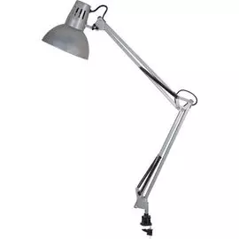 Светильник настольный Camelion KD-312 С03 под лампу накаливания, макс. мощ. 40Вт, ~230В, E27, серебр