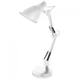 Светильник настольный Camelion™ KD-331 C01 под лампу накаливания, макс. мощ. 40Вт, ~230В, E27, "LOFT" белый, на подставке